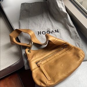 Hogan mini shoulder purse in gold